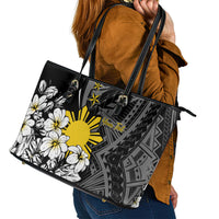 Philippines Sampaguita Personalised Leather Tote Bag Women's Day