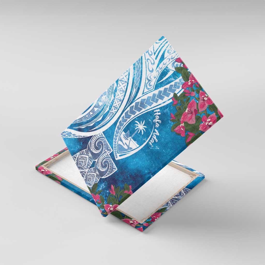 Hafa Adai Guam Canvas Wall Art Crystal Waves