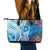Hafa Adai Guam Leather Tote Bag Crystal Waves