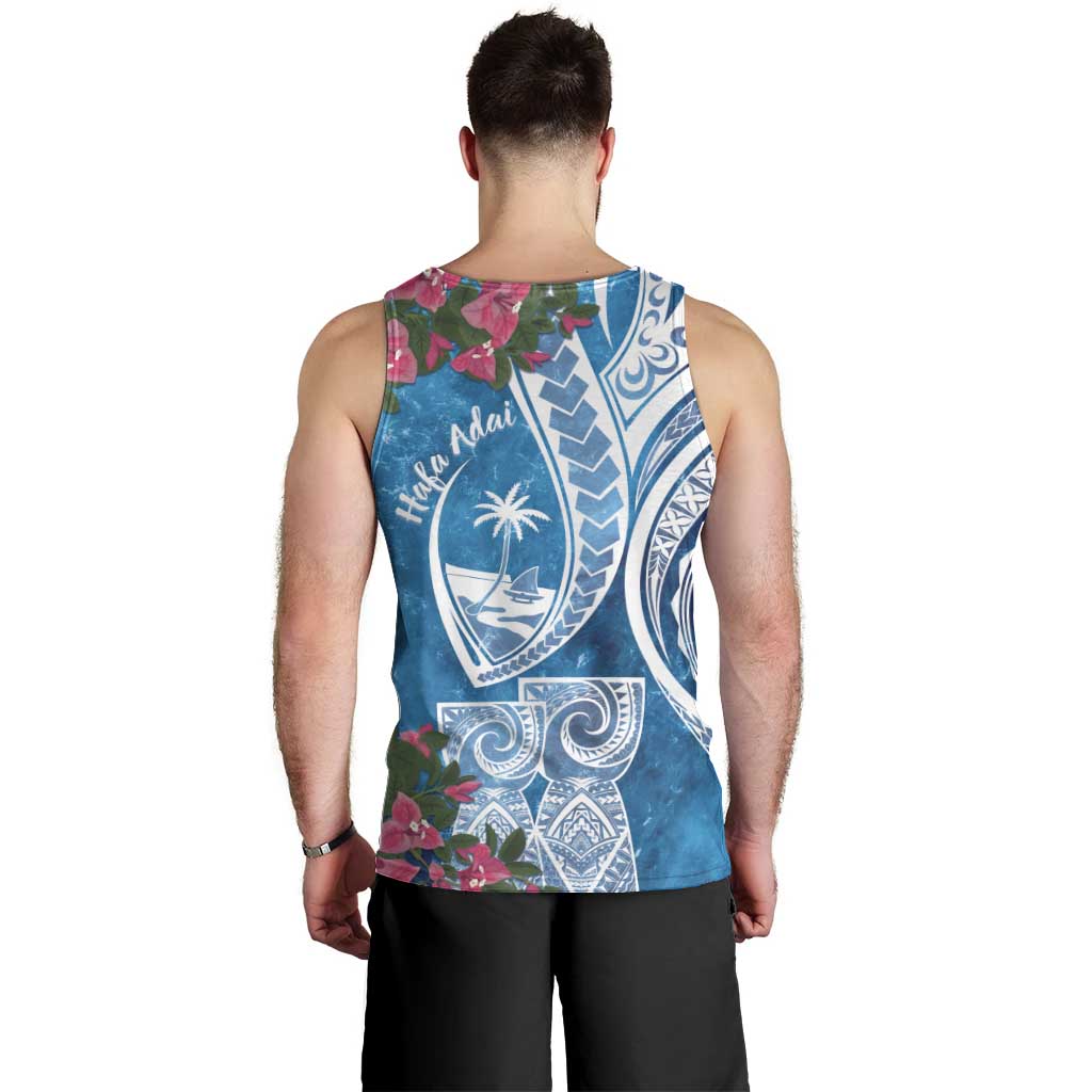 Hafa Adai Guam Men Tank Top Crystal Waves