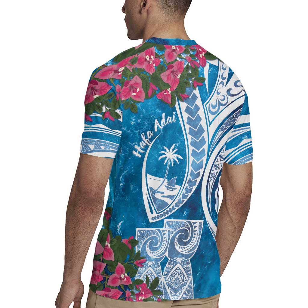 Hafa Adai Guam Rugby Jersey Crystal Waves