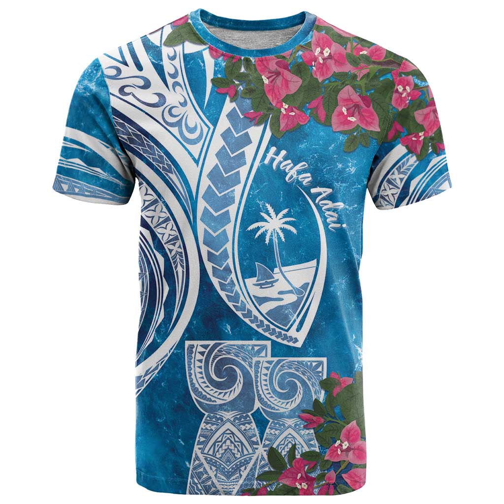 Hafa Adai Guam T Shirt Crystal Waves