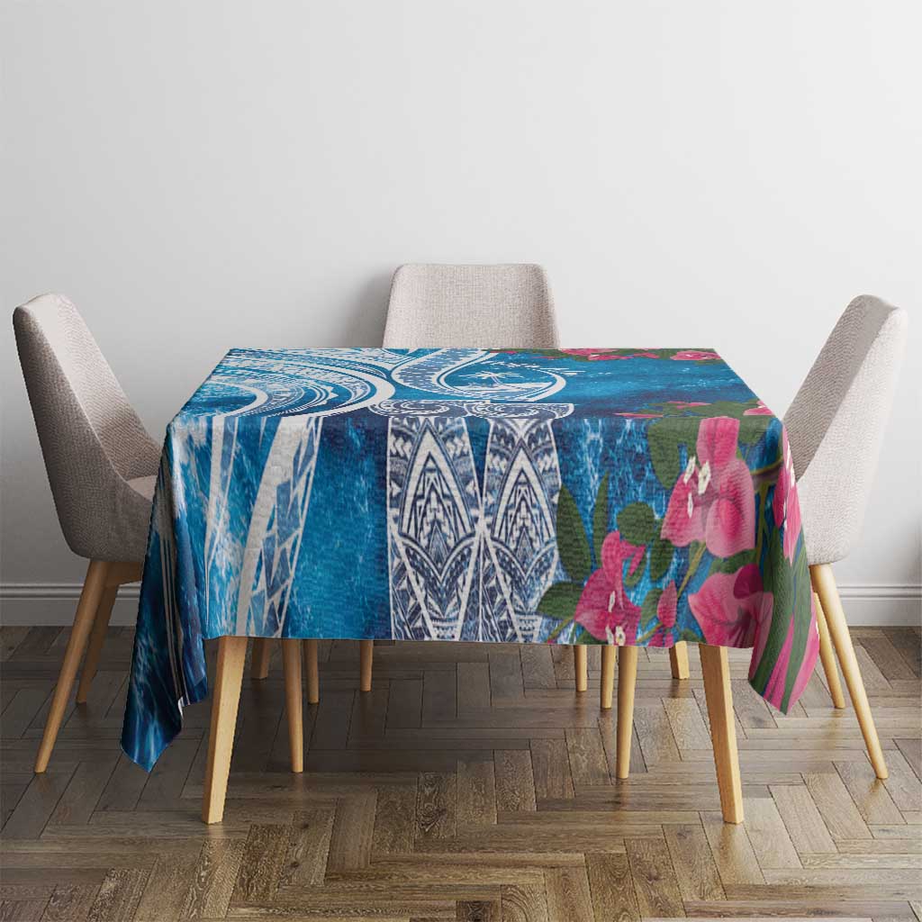 Hafa Adai Guam Tablecloth Crystal Waves