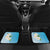 Personalized Guam Chamorro Car Mats Turtles and Guasali Flowers