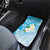 Personalized Guam Chamorro Car Mats Turtles and Guasali Flowers