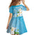 Personalized Guam Chamorro Family Matching Tank Maxi Dress and Hawaiian Shirt Turtles and Guasali Flowers