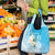 Personalized Guam Chamorro Grocery Bag Turtles and Guasali Flowers