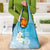 Personalized Guam Chamorro Grocery Bag Turtles and Guasali Flowers