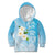 Personalized Guam Chamorro Kid Hoodie Turtles and Guasali Flowers