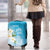Personalized Guam Chamorro Luggage Cover Turtles and Guasali Flowers