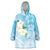 Personalized Guam Chamorro Wearable Blanket Hoodie Turtles and Guasali Flowers