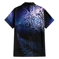 New Zealand Aotearoa Matariki Family Matching Puletasi and Hawaiian Shirt Starry Silver Fern LT7 - Polynesian Pride