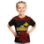 Personalised PNG Kumuls Rugby Kid T Shirt Motuan Mix Patterns LT7 Black - Polynesian Pride