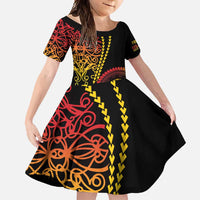 Proudly Ni-Van Sandroing Inspired Classic Style Family Matching Long Sleeve Bodycon Dress and Hawaiian Shirt