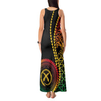 Proudly Ni-Van Sandroing Inspired Classic Style Tank Maxi Dress LT7 - Polynesian Pride