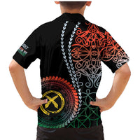 Proudly Ni-Van Sandroing Inspired Family Matching Mermaid Dress and Hawaiian Shirt Penama Classic Style LT7 - Polynesian Pride