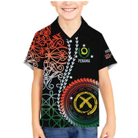 Proudly Ni-Van Sandroing Inspired Family Matching Mermaid Dress and Hawaiian Shirt Penama Classic Style LT7 Son's Shirt Colorful - Polynesian Pride