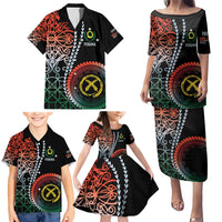 Proudly Ni-Van Sandroing Inspired Family Matching Puletasi and Hawaiian Shirt Penama Classic Style