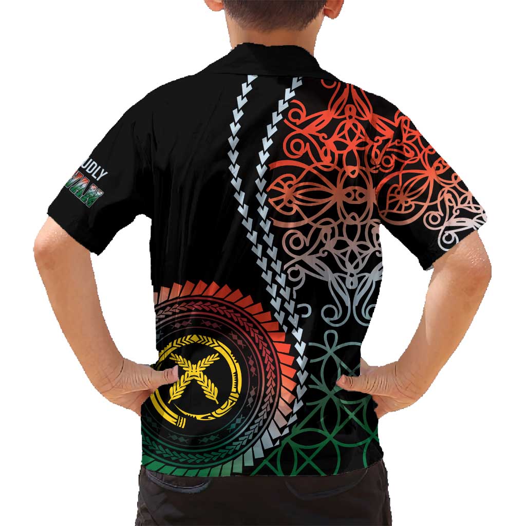 Proudly Ni-Van Sandroing Inspired Family Matching Summer Maxi Dress and Hawaiian Shirt Penama Classic Style LT7 - Polynesian Pride