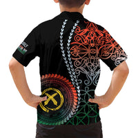 Proudly Ni-Van Sandroing Inspired Family Matching Summer Maxi Dress and Hawaiian Shirt Penama Classic Style LT7 - Polynesian Pride