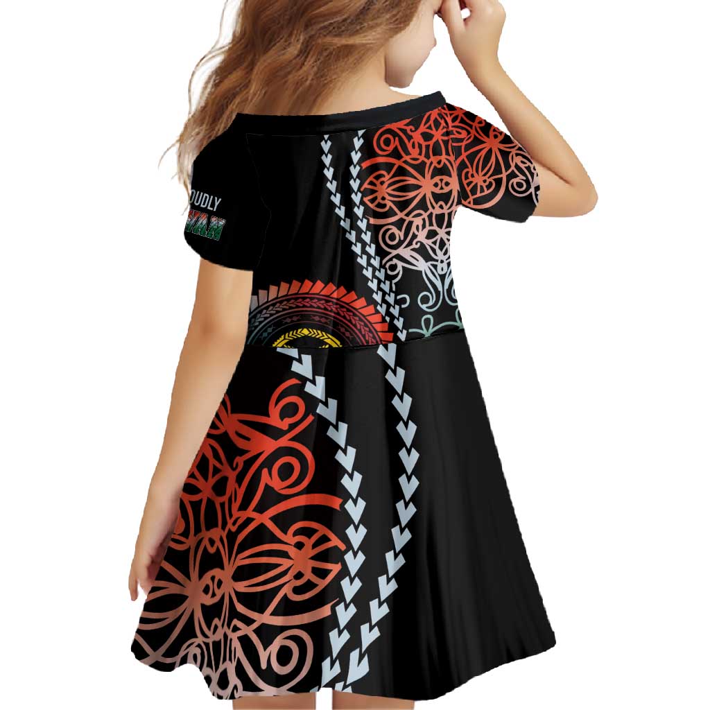 Proudly Ni-Van Sandroing Inspired Family Matching Summer Maxi Dress and Hawaiian Shirt Penama Classic Style LT7 - Polynesian Pride