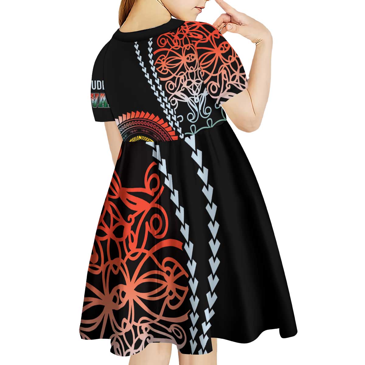 Proudly Ni-Van Sandroing Inspired Kid Short Sleeve Dress Penama Classic Style