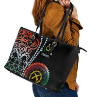 Proudly Ni-Van Sandroing Inspired Leather Tote Bag Penama Classic Style