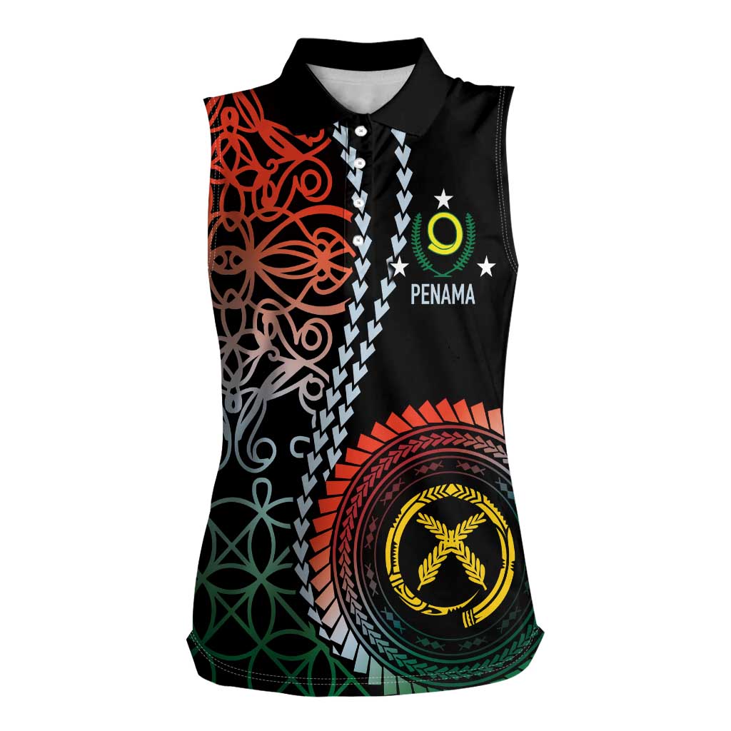 Proudly Ni-Van Sandroing Inspired Women Sleeveless Polo Shirt Penama Classic Style