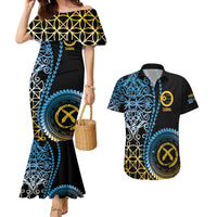 Proudly Ni-Van Sandroing Inspired Couples Matching Mermaid Dress and Hawaiian Shirt Sanma Classic Style