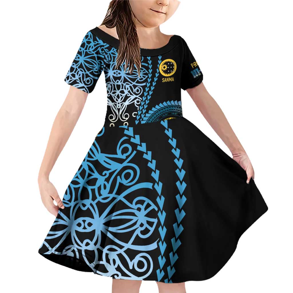 Proudly Ni-Van Sandroing Inspired Family Matching Off Shoulder Short Dress and Hawaiian Shirt Sanma Classic Style