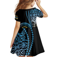 Proudly Ni-Van Sandroing Inspired Family Matching Short Sleeve Bodycon Dress and Hawaiian Shirt Sanma Classic Style LT7 - Polynesian Pride