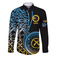 Proudly Ni-Van Sandroing Inspired Family Matching Short Sleeve Bodycon Dress and Hawaiian Shirt Sanma Classic Style LT7 Dad's Shirt - Long Sleeve Colorful - Polynesian Pride