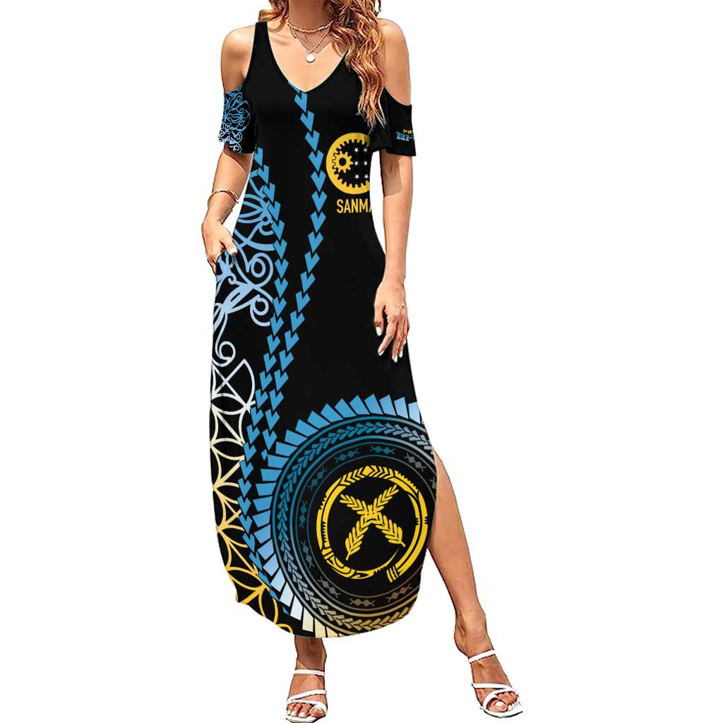 Proudly Ni-Van Sandroing Inspired Family Matching Summer Maxi Dress and Hawaiian Shirt Sanma Classic Style