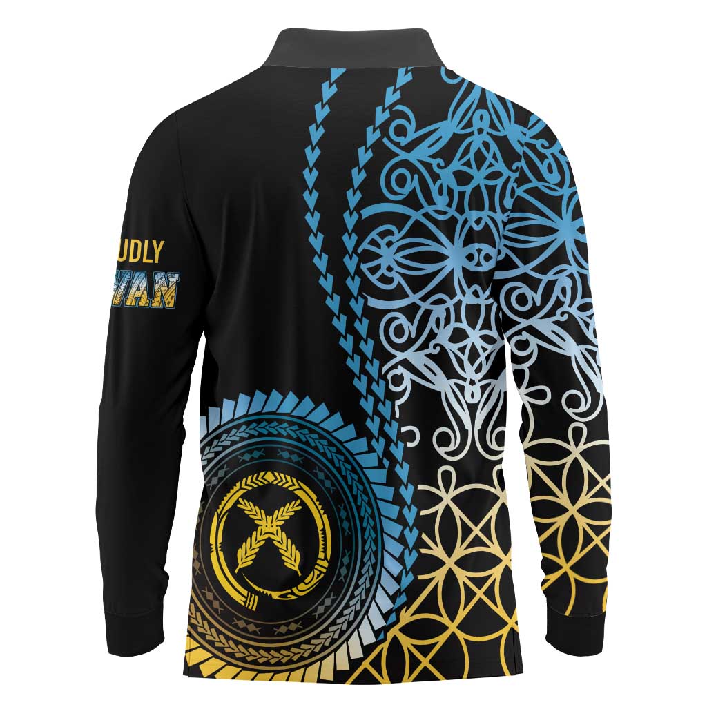 Proudly Ni-Van Sandroing Inspired Long Sleeve Polo Shirt Sanma Classic Style