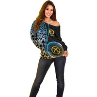 Proudly Ni-Van Sandroing Inspired Off Shoulder Sweater Sanma Classic Style