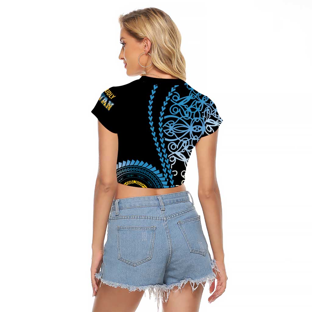 Proudly Ni-Van Sandroing Inspired Raglan Cropped T Shirt Sanma Classic Style