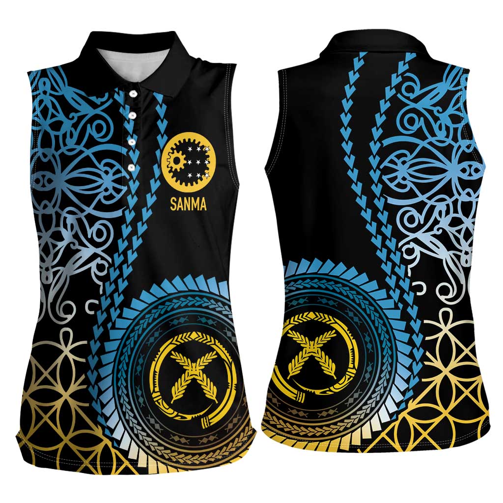 Proudly Ni-Van Sandroing Inspired Women Sleeveless Polo Shirt Sanma Classic Style