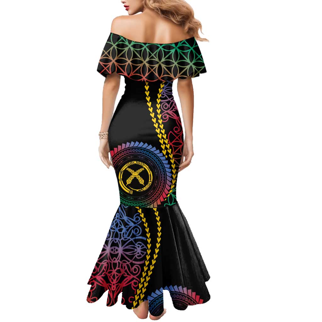 Proudly Ni-Van Sandroing Inspired Family Matching Mermaid Dress and Hawaiian Shirt Shefa Classic Style
