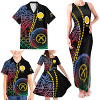 Proudly Ni-Van Sandroing Inspired Family Matching Tank Maxi Dress and Hawaiian Shirt Shefa Classic Style