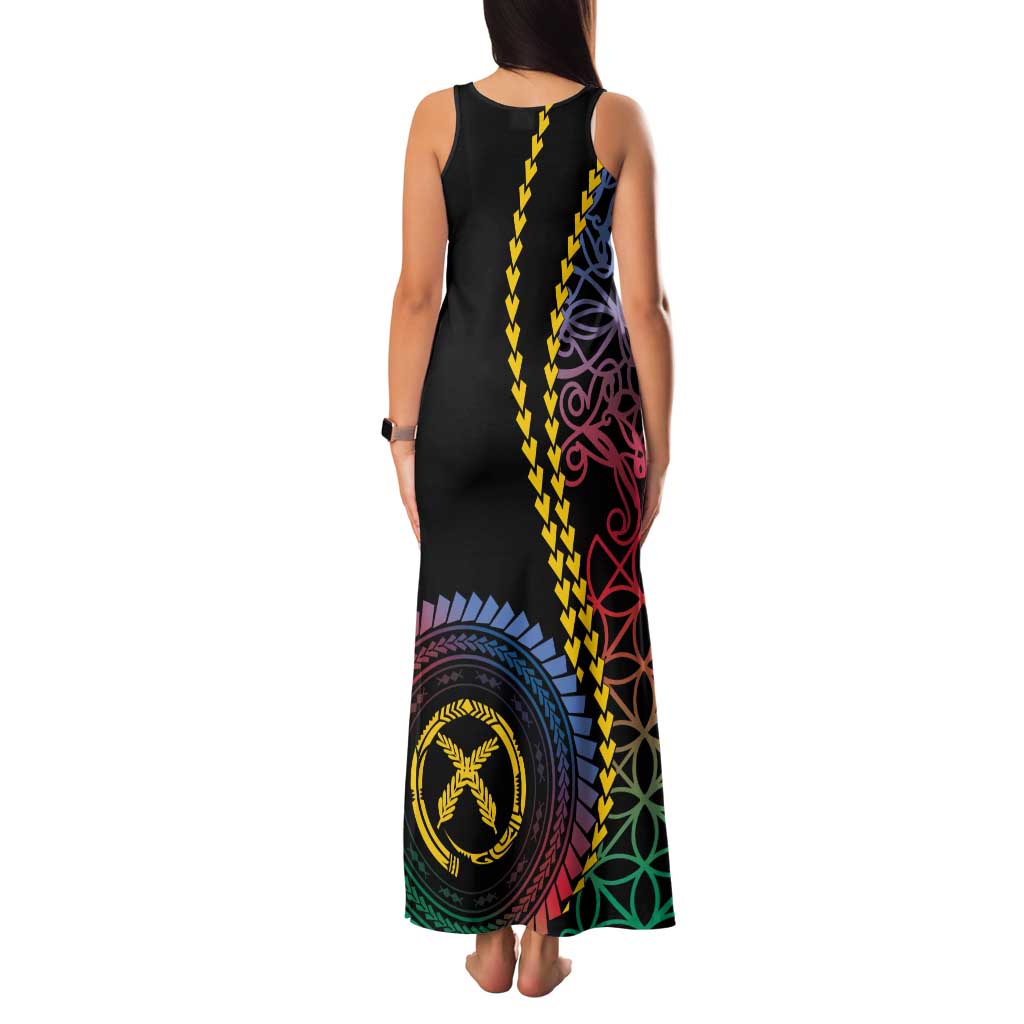Proudly Ni-Van Sandroing Inspired Family Matching Tank Maxi Dress and Hawaiian Shirt Shefa Classic Style