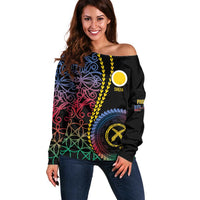 Proudly Ni-Van Sandroing Inspired Off Shoulder Sweater Shefa Classic Style