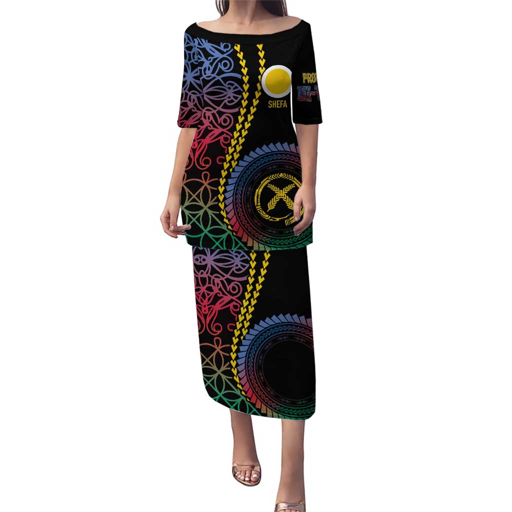 Proudly Ni-Van Sandroing Inspired Puletasi Shefa Classic Style