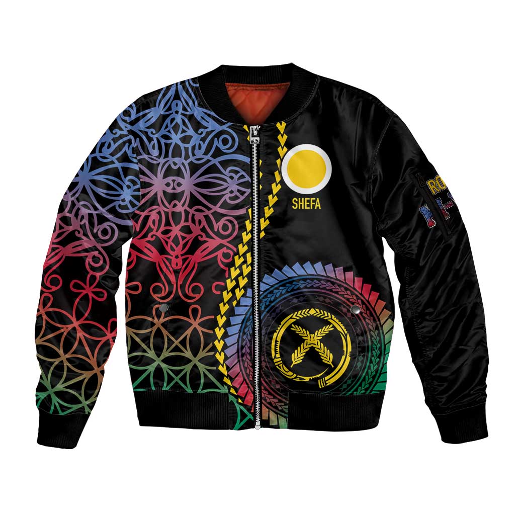 Proudly Ni-Van Sandroing Inspired Sleeve Zip Bomber Jacket Shefa Classic Style