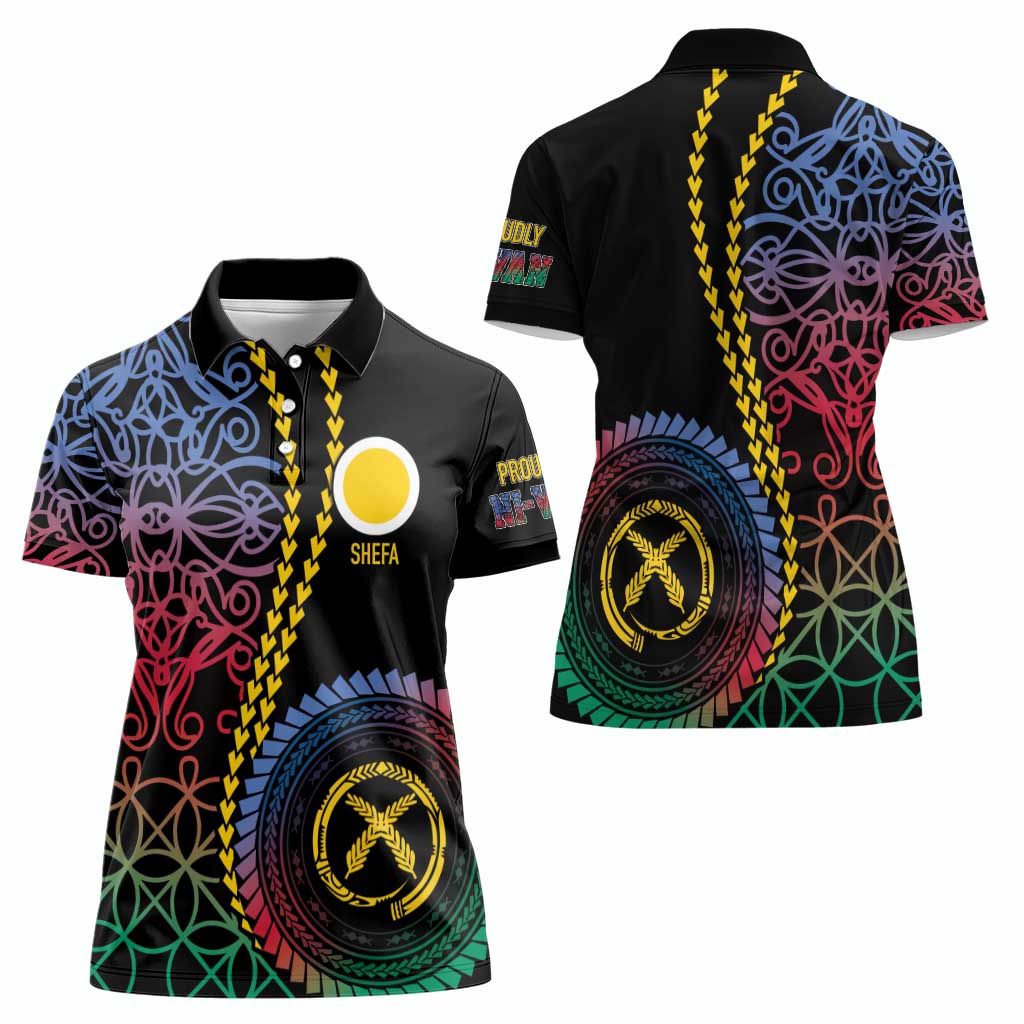 Proudly Ni-Van Sandroing Inspired Women Polo Shirt Shefa Classic Style