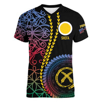 Proudly Ni-Van Sandroing Inspired Women V-Neck T-Shirt Shefa Classic Style