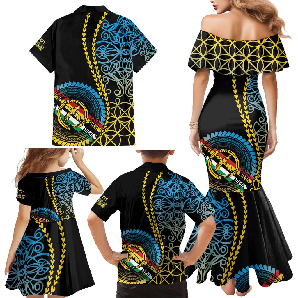 Proudly Ni-Van Sandroing Inspired Family Matching Mermaid Dress and Hawaiian Shirt Torba Classic Style