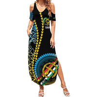 Proudly Ni-Van Sandroing Inspired Family Matching Summer Maxi Dress and Hawaiian Shirt Torba Classic Style
