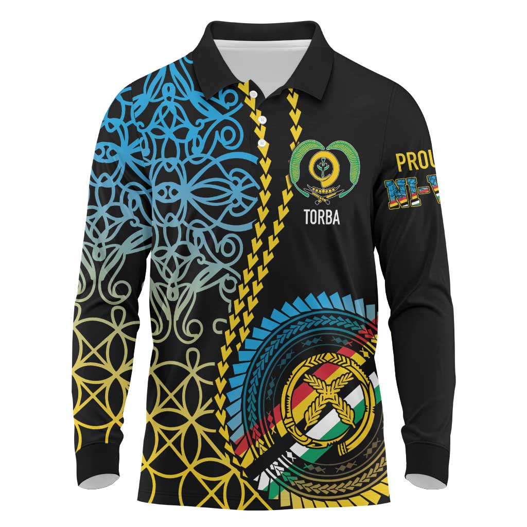 Proudly Ni-Van Sandroing Inspired Long Sleeve Polo Shirt Torba Classic Style