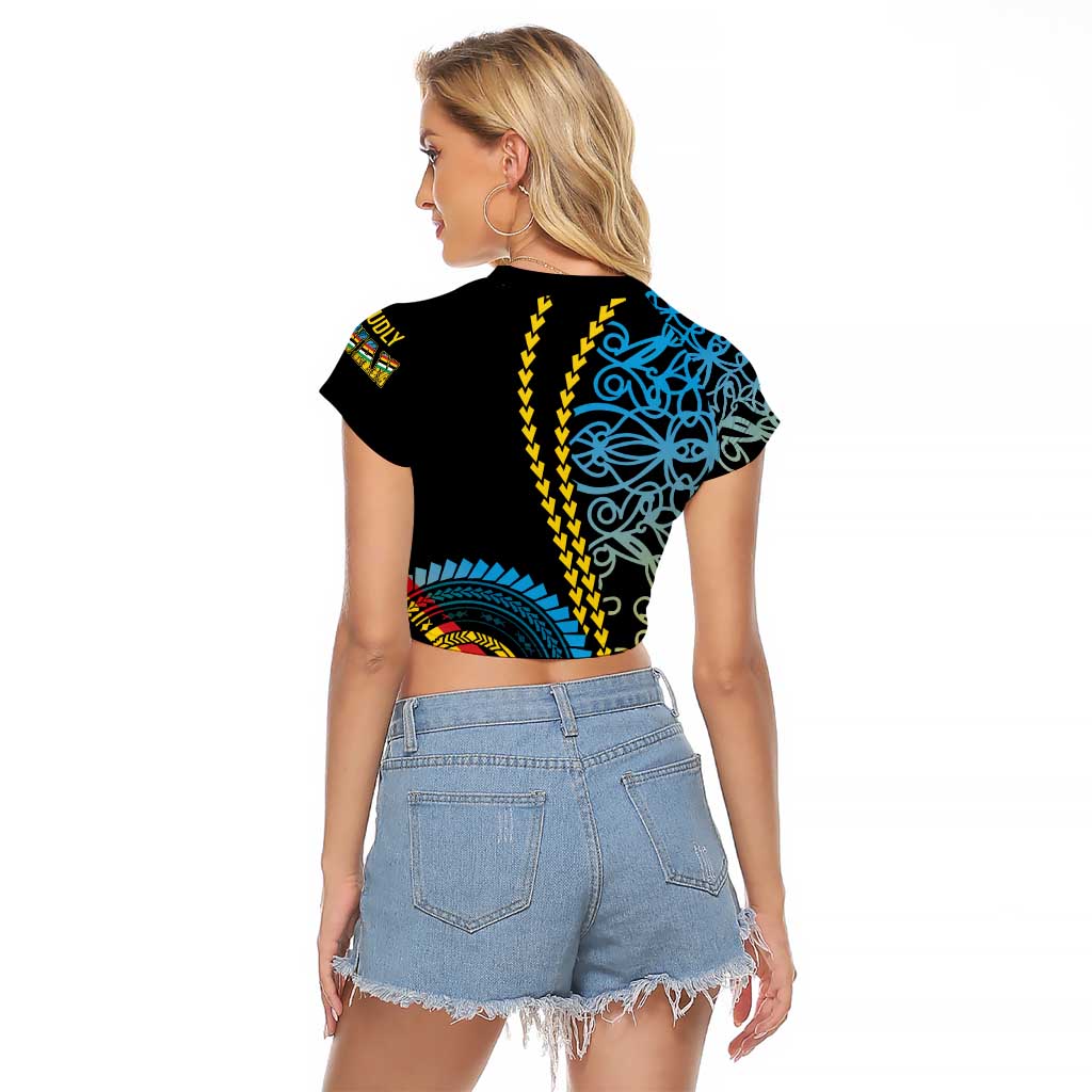 Proudly Ni-Van Sandroing Inspired Raglan Cropped T Shirt Torba Classic Style