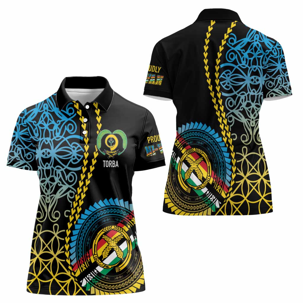 Proudly Ni-Van Sandroing Inspired Women Polo Shirt Torba Classic Style